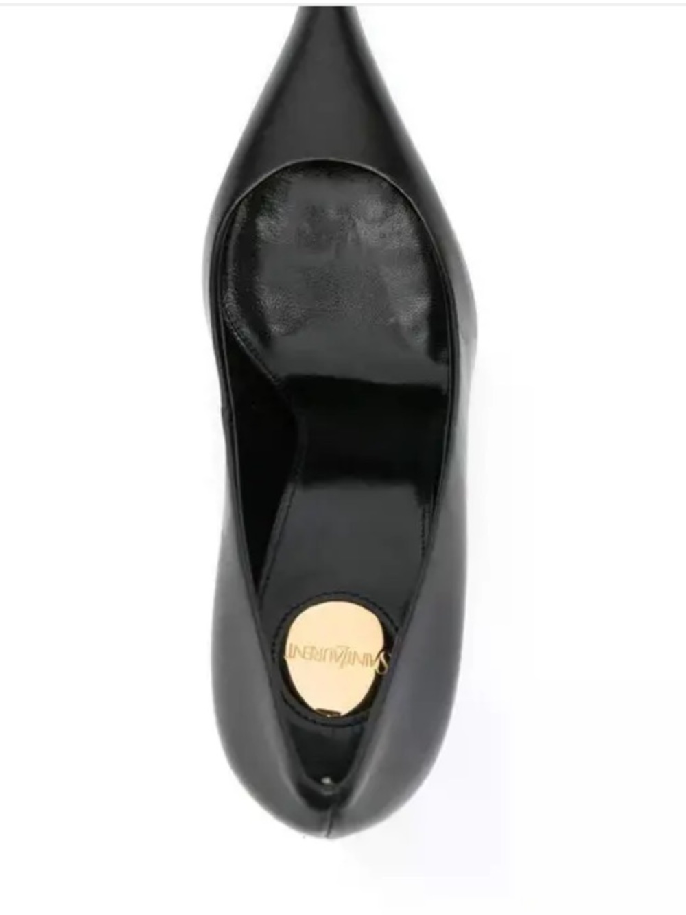 SAINT LAURENT Classic Women's Pointed Toe High Heel Pumps in Black - Picture 10 of 17
